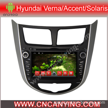 Car DVD Player for Pure Android 4.2.2 Car DVD Player with A9 CPU Capacitive Touch Screen GPS Bluetooth for Hyundai Verna/Accent/Solaris (AD-7120)